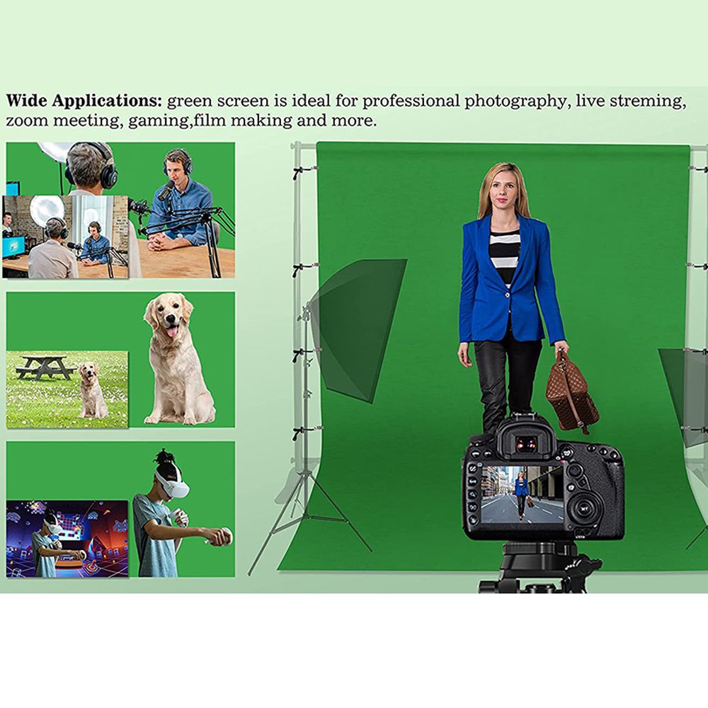 Live Streaming Smooth Green Wh - Green Screen Collapsible review and price