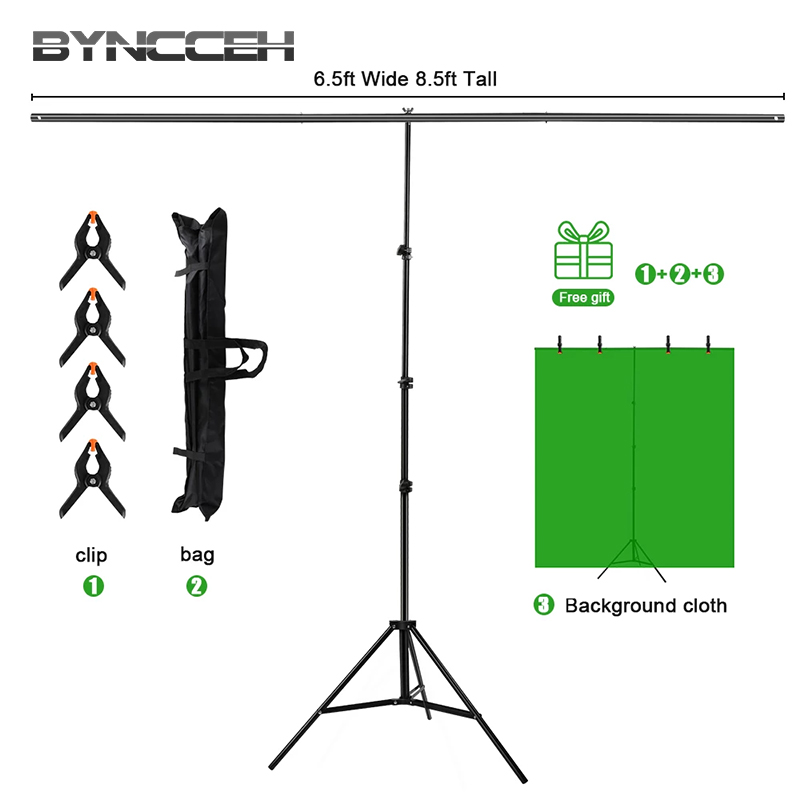 Background Photo Studio T-shap - Green Screen Collapsible review and price