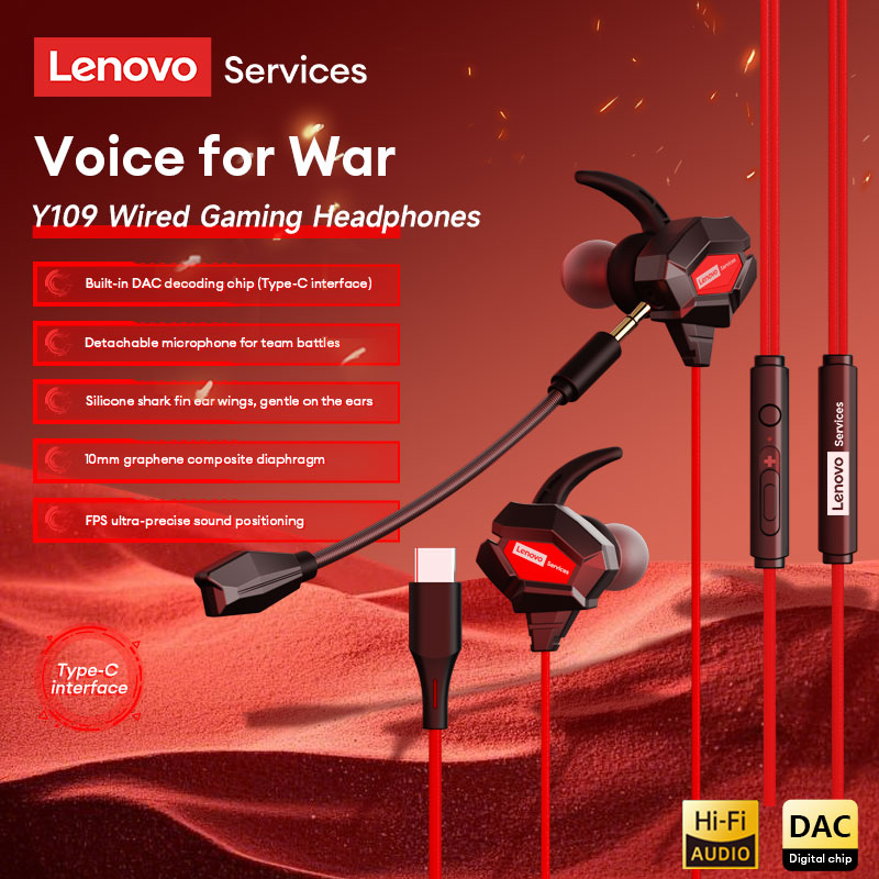 Lenovo Y109 Wired Gaming Heads - Esports Gaming Bar review and price